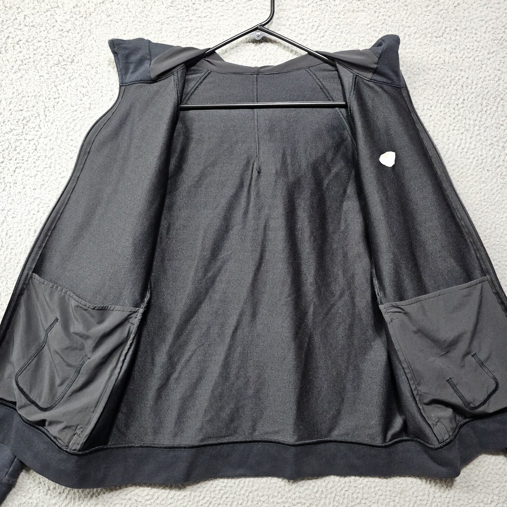 Lululemon Hoodie Mens Large Black City‎ Sweat Full Zip Embroidered Logo M3CBZS - Picture 7 of 13
